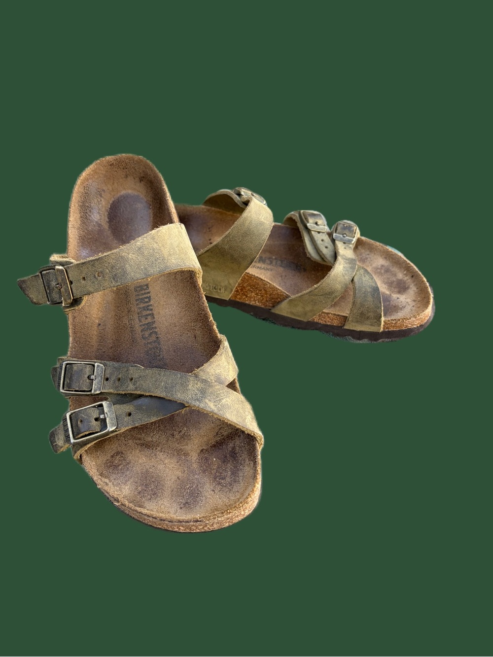 Birkenstock Mayari Olive Green sandals EU 37 US 6-6.5 regular width
